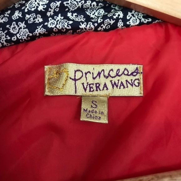 NEW Princess Vera Wang Floral Puffer Vest Small - Picture 5 of 7